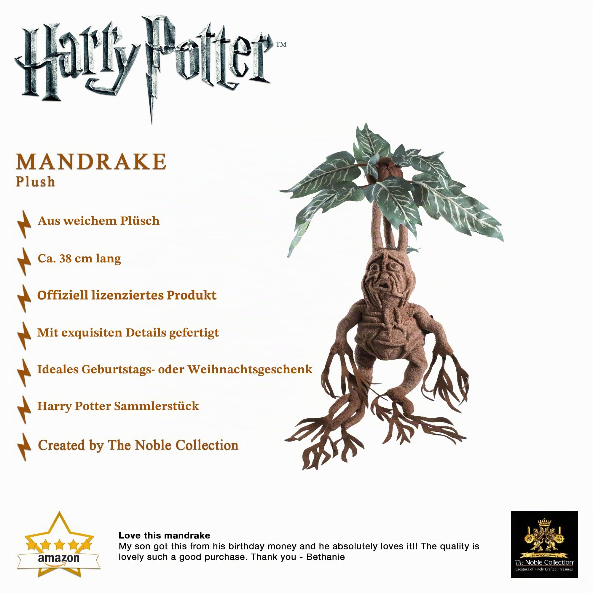 Die Edle Kollektion Mandrake Collector Plüsch