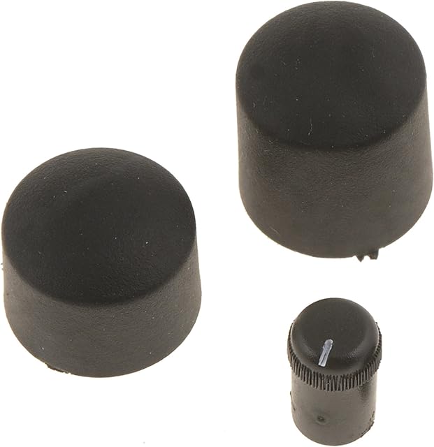 Dorman 76877 Radio Knob Assortment Compatible with Select Models, 3 Piece