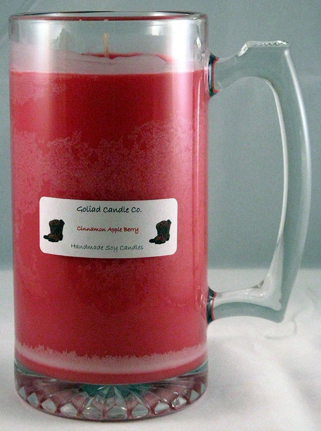 Cinnamon Apple Berry 24oz Hand Poured Soy Candle Mug Home