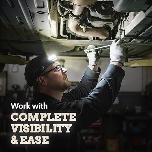 Miniatura 2 de Fjallbris - Linterna frontal ultrabrillante de 1000 lúmenes, luz LED de 230 con 10 modos diferentes, lámpara de cabeza de haz ancho de 230 con