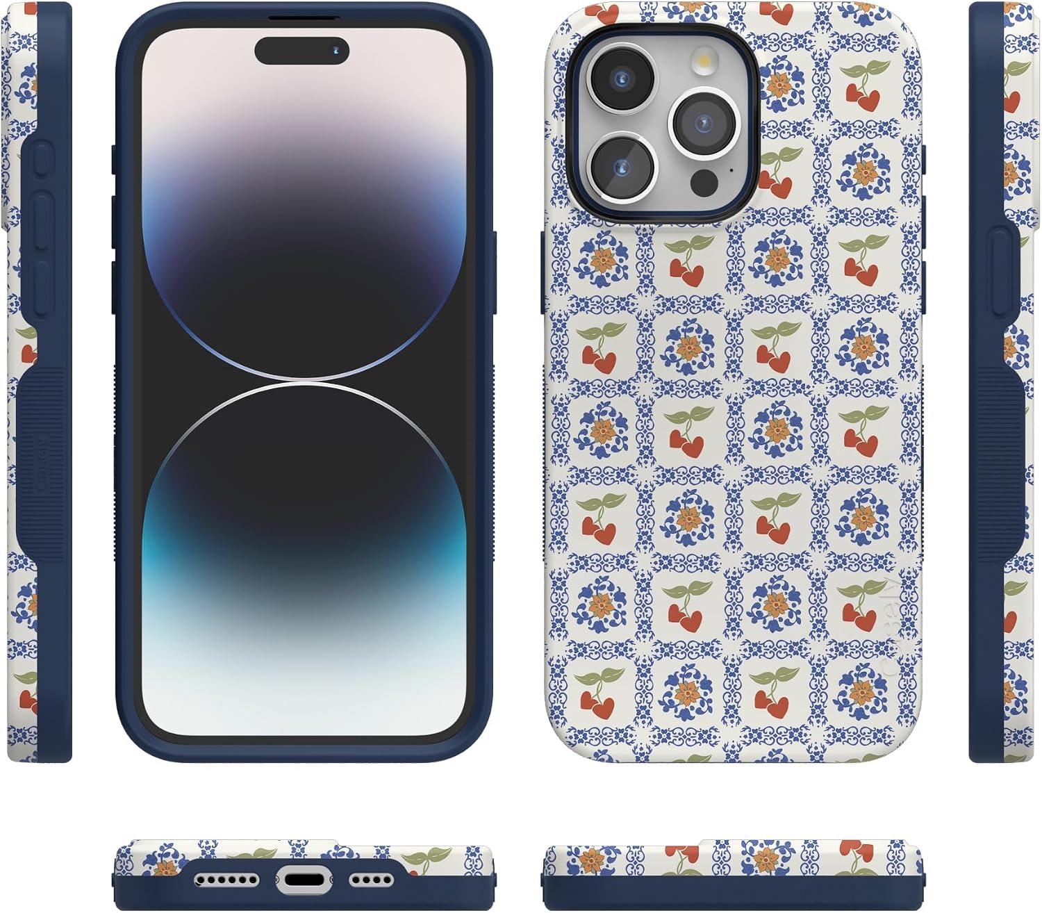 Casely iPhone 15 Pro Case | Palermo | Dippin' Daisy's Italian Coast | Bold Protective Design | Compatible with MagSafe