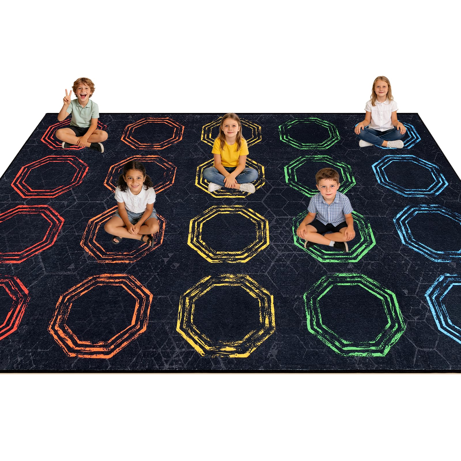 Photo 1 of Amoreopia 6x9FT Classroom Rug