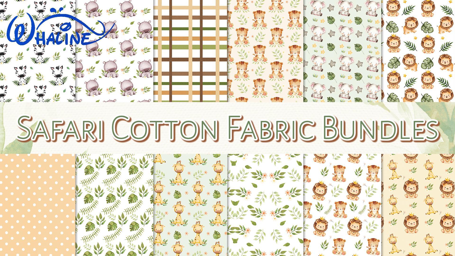 Safari Fabric Baby Safari Animals Fabric Safari Theme Lion Zebra Giraffe Baby Nursery Fabric