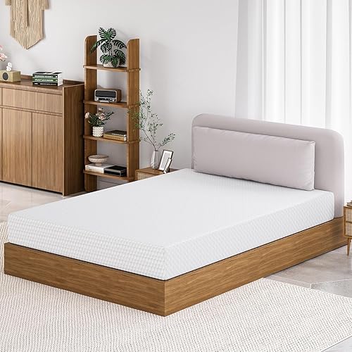 TFD Twin Mattress, 10 Inch Twin Size Memory Foam Mattress in a Box, Gel Memory Foam Mattress for Comfort Sleep &Cooling Night Sleep, Medium Firm, CertiPUR-US Certified (10-inch, Twin)