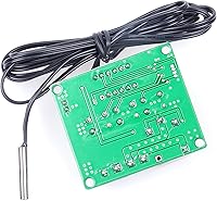 Vista 7 de NOYITO Módulo controlador de temperatura digital de -58℉ a +257 ℉ Interruptor de control de temperatura NTC Sonda de sensor impermeable - Pantalla