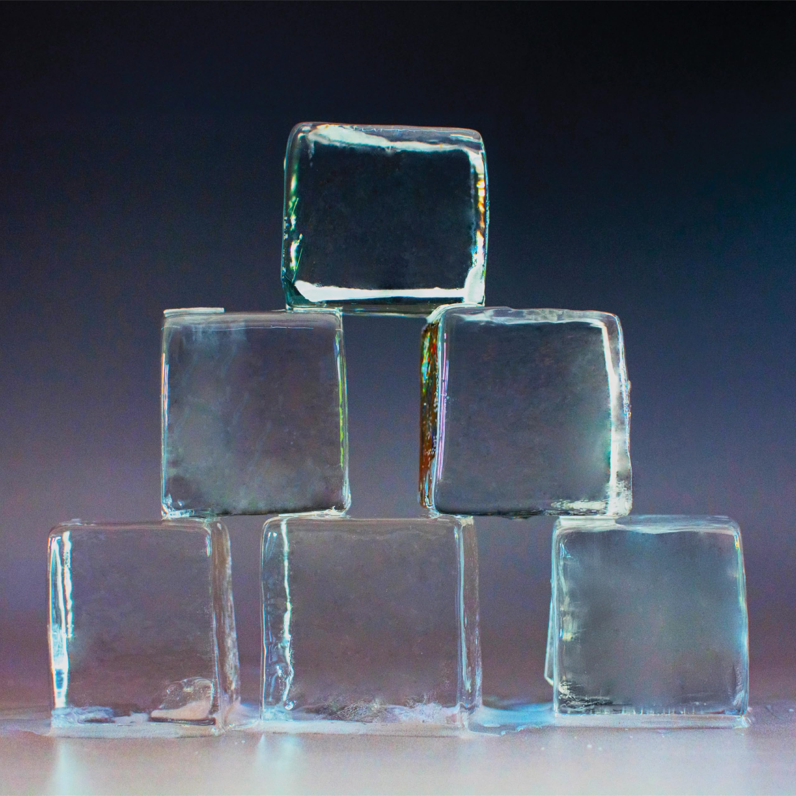 XL Clear Ice Maker – 6,3 cm kristallklare XL-Würfel für Eispressen – BPA-freie quadratische Silikonform – Whisky-Geschenke für Männer – Presse nicht im Lieferumfang enthalten