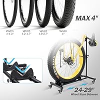 Vista 6 de Soporte vertical para bicicleta, soporte de bicicleta independiente para garaje, soporte vertical para bicicleta, soporte para bicicleta