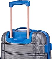 Vista 101 de Rockland - Maleta de viaje Melbourne, rígida y expandible, con ruedas giratorias, Azul