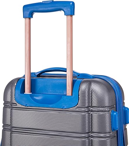 Miniatura 101 de Rockland - Maleta de viaje Melbourne, rígida y expandible, con ruedas giratorias, Azul