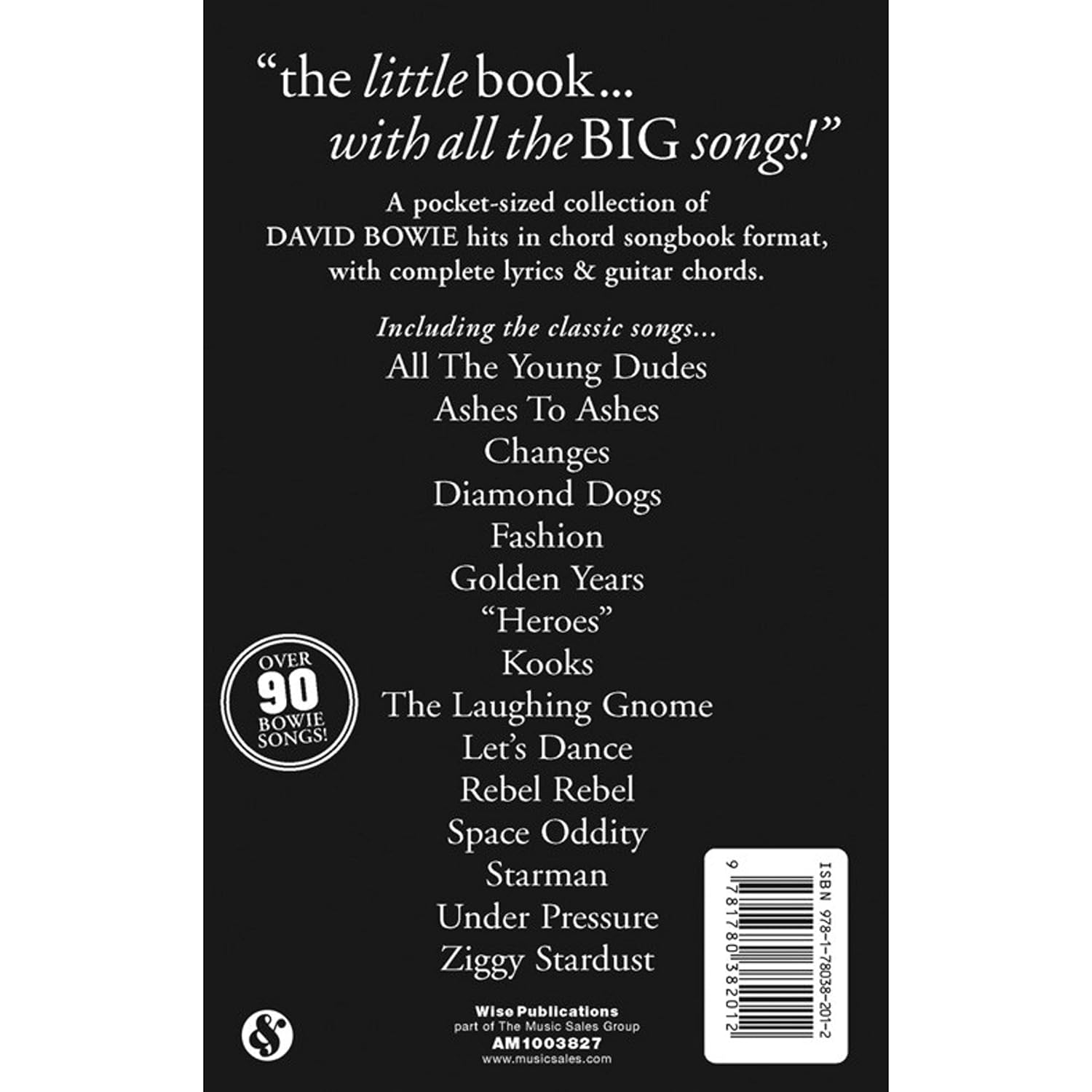 Little Black Songbook David Bowie