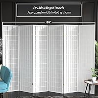 Vista 224 de Red Lantern Panel de ventana Shoji de 6 pies de alto, divisor de habitación de 3 paneles de palisandro