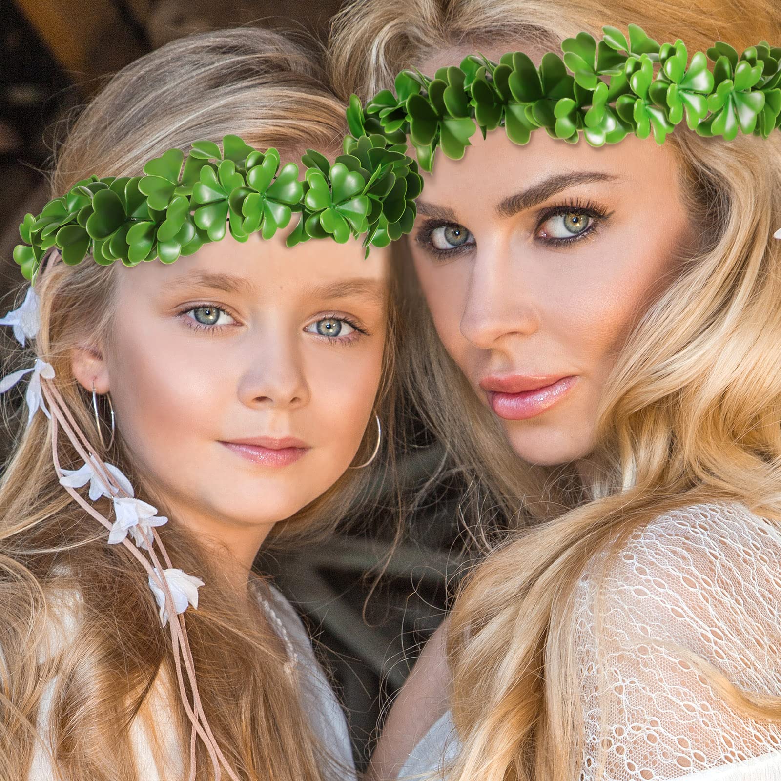 White shamrock ☘️ Embellished headband nwt Saint Patrick main image 4