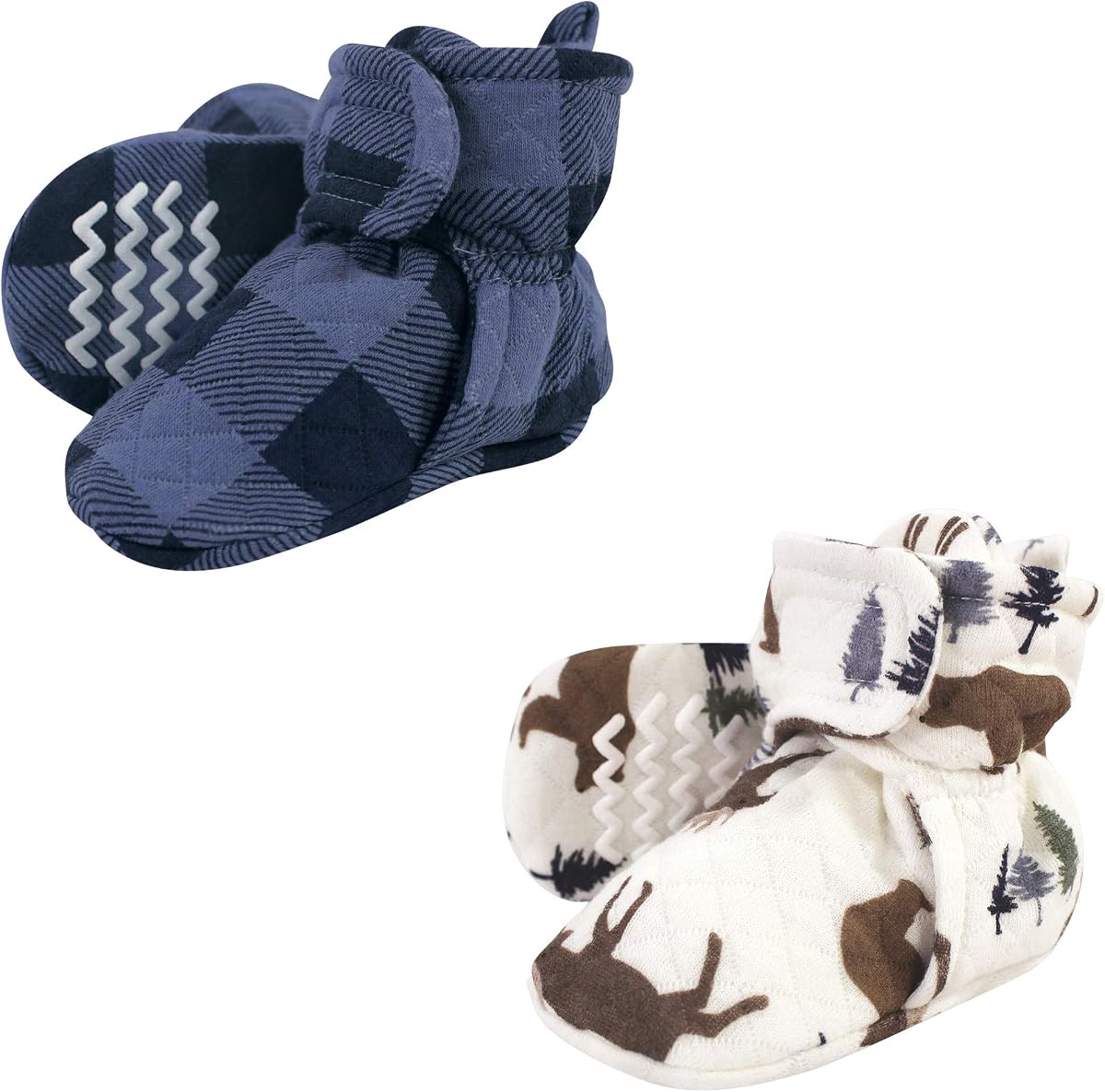 Cozy Warm Toddler Slipper Booties with Non Skid Bottom