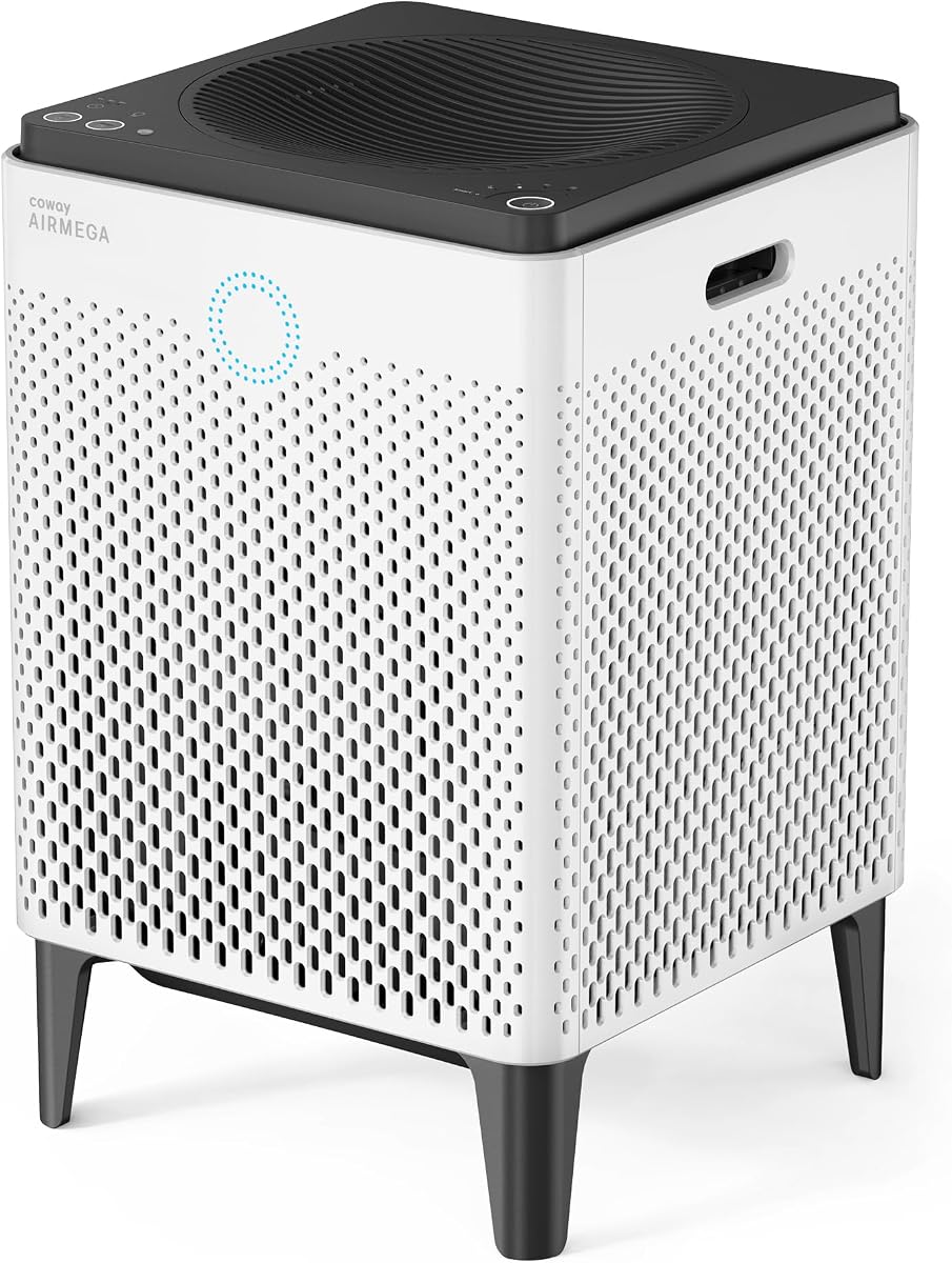 Air Purifier for Home Up to 3,120ft², Washable Pre-Filter and HEPA Filter for Smoke, Allergies, Pet Dander, Odor, AQI, Auto & Sleep Mode, Timer, 5yr Warranty, Airmega 400 White, AP-2015F