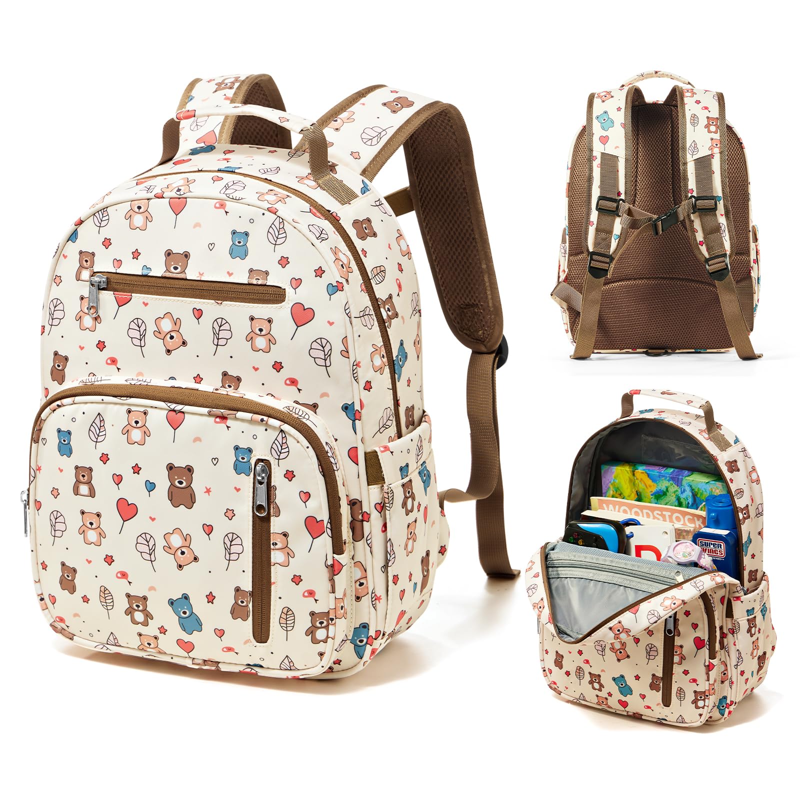 kibachev Mochila Infantil Niña/Niño Mochila Guarderia 8/10L, Mochila Preescolar 2/3-5 Años, Mochila Pequeña