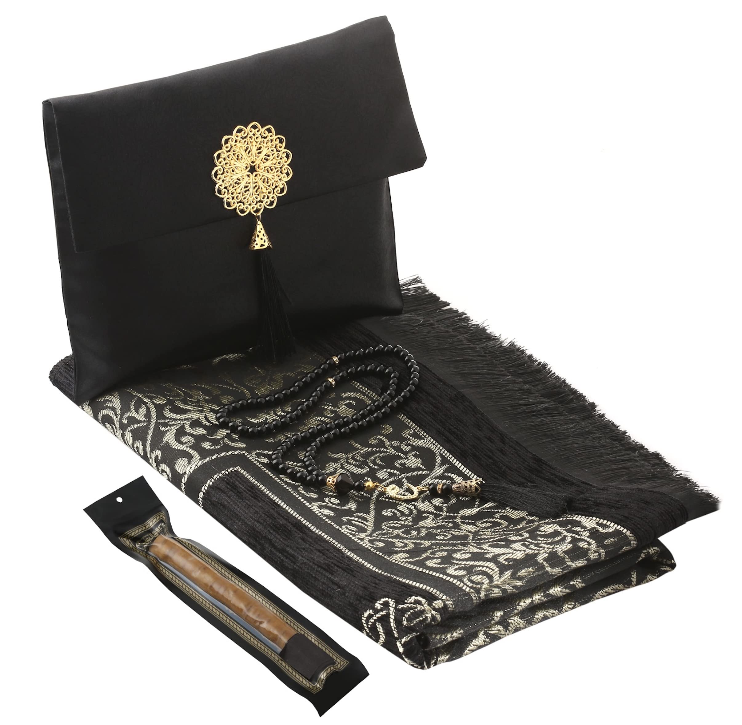 Tapis de prière transportable noir parfait pour le bureau