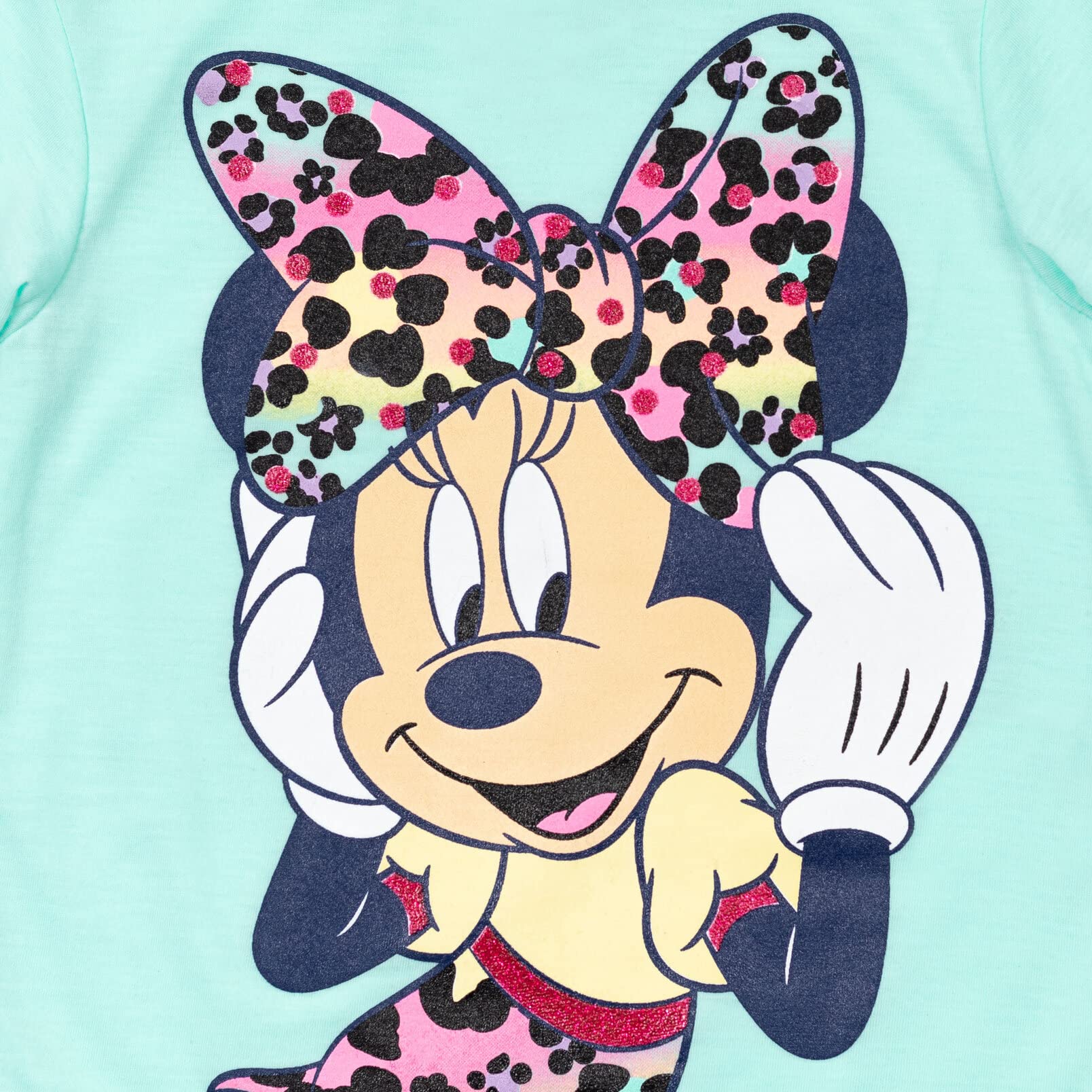 Disney Koszulka i legginsy z myszką Minnie zestaw dla niemowląt dla dużego dziecka