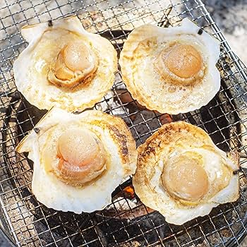 Amazon.co.jp: 北海道産 ホタテ 殻付き 片貝ホタテ 1袋10枚入×2