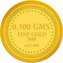 Muthoot Pappachan Swarnavarsham Hallmarked 999 Gold Coin 0.5 Gm