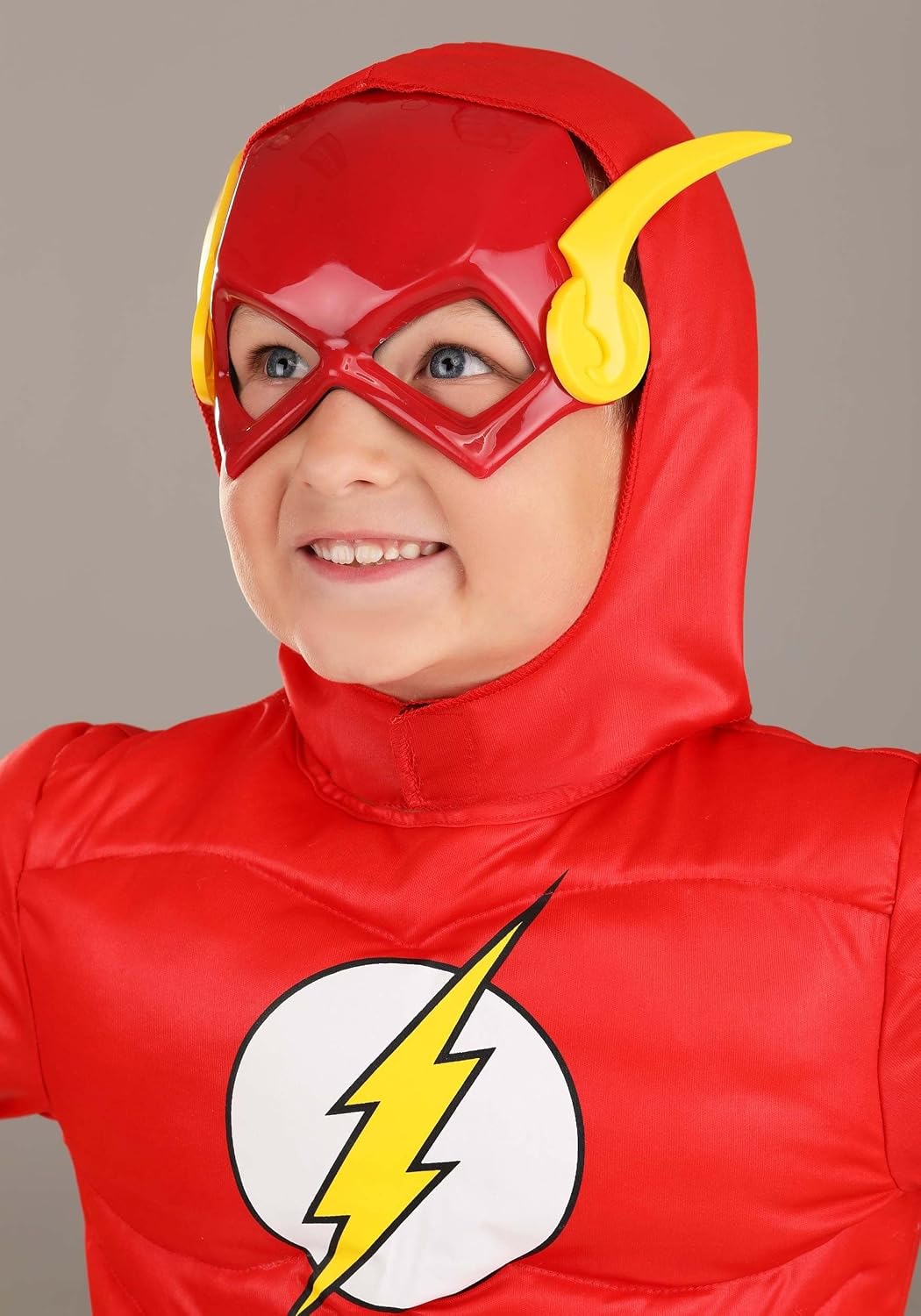 Deluxe Classic Flash Costume for Kids, Red Superhero Suit for Movie Comic Cosplay, Hero Dress-Up & Halloween