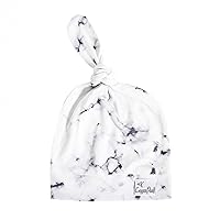 Vista 8 de Copper Pearl Gorro de bebé con nudo superior elástico suave Alta