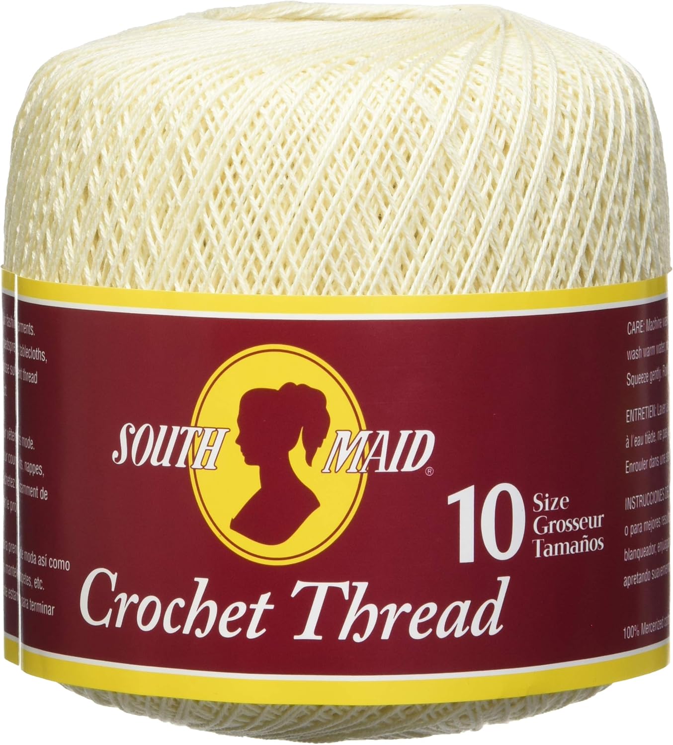 South Maid Crochet Cotton Thread Size 10Cream Amazon.co.uk Home