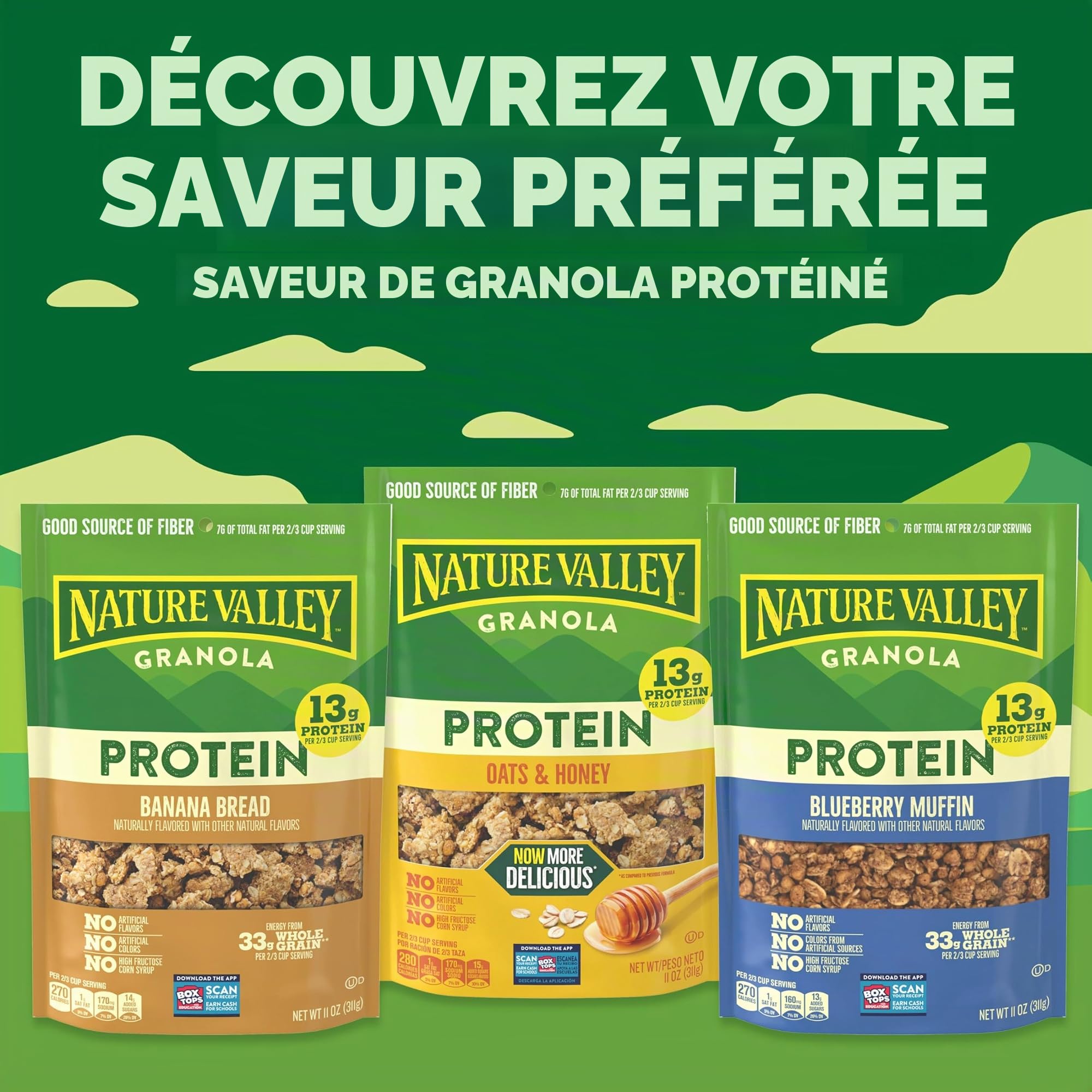 Nature Valley Granola Protein (Oats 'N Honey) 311g