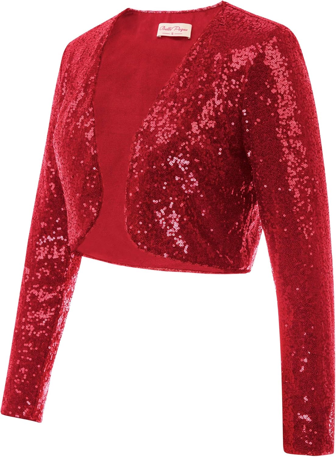 red glitter jacket