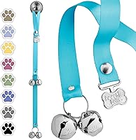 Vista 16 de PoochieBells El timbre original para orinal para perro, campanas para entrenamiento de orinal y ruptura de casa de cachorros, entrena a tu perro