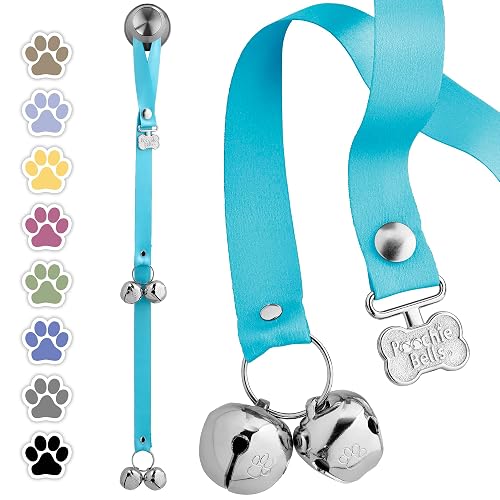 PoochieBells Campanas de puerta para perros para entrenamiento de orinal
