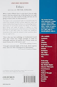 Ethics (Oxford Readers): 9780192892454: Medicine & Health