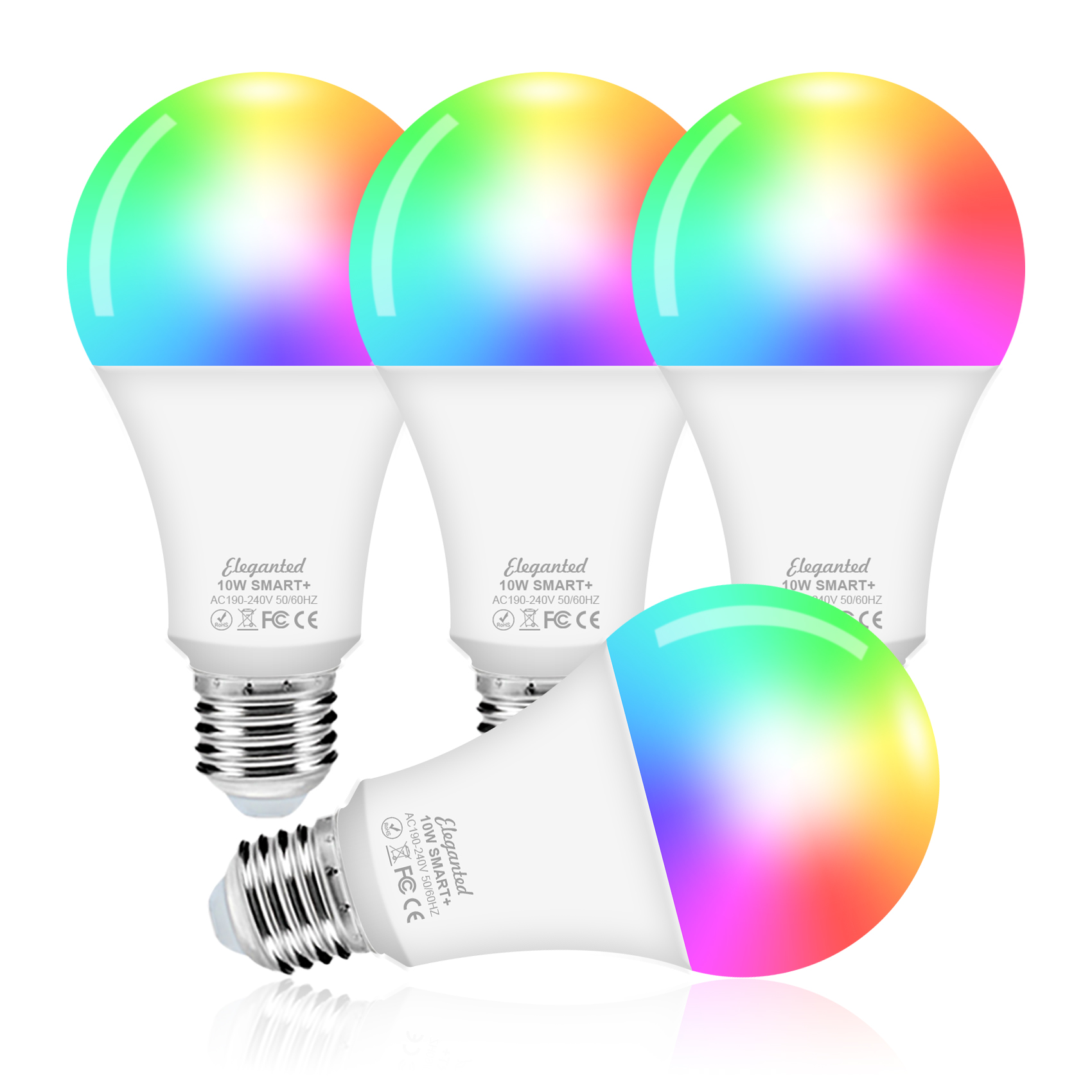 broadlink Ampoule Connectée Alexa, 10W RGB WiFi Ampoule LED E27 Couleur, 800lm Dimmable Ampoule Intelligente, Compatible avec Alexa, Google Home, Siri et IFTTT, Aucun Hub Requis broadlink Ampoule Connectée Alexa, 10W RGB WiFi Ampoule LED E27 Couleur, 800lm Dimmable Ampoule Intelligente, Compatible avec Alexa, Google Home, Siri et IFTTT, Aucun Hub Requis