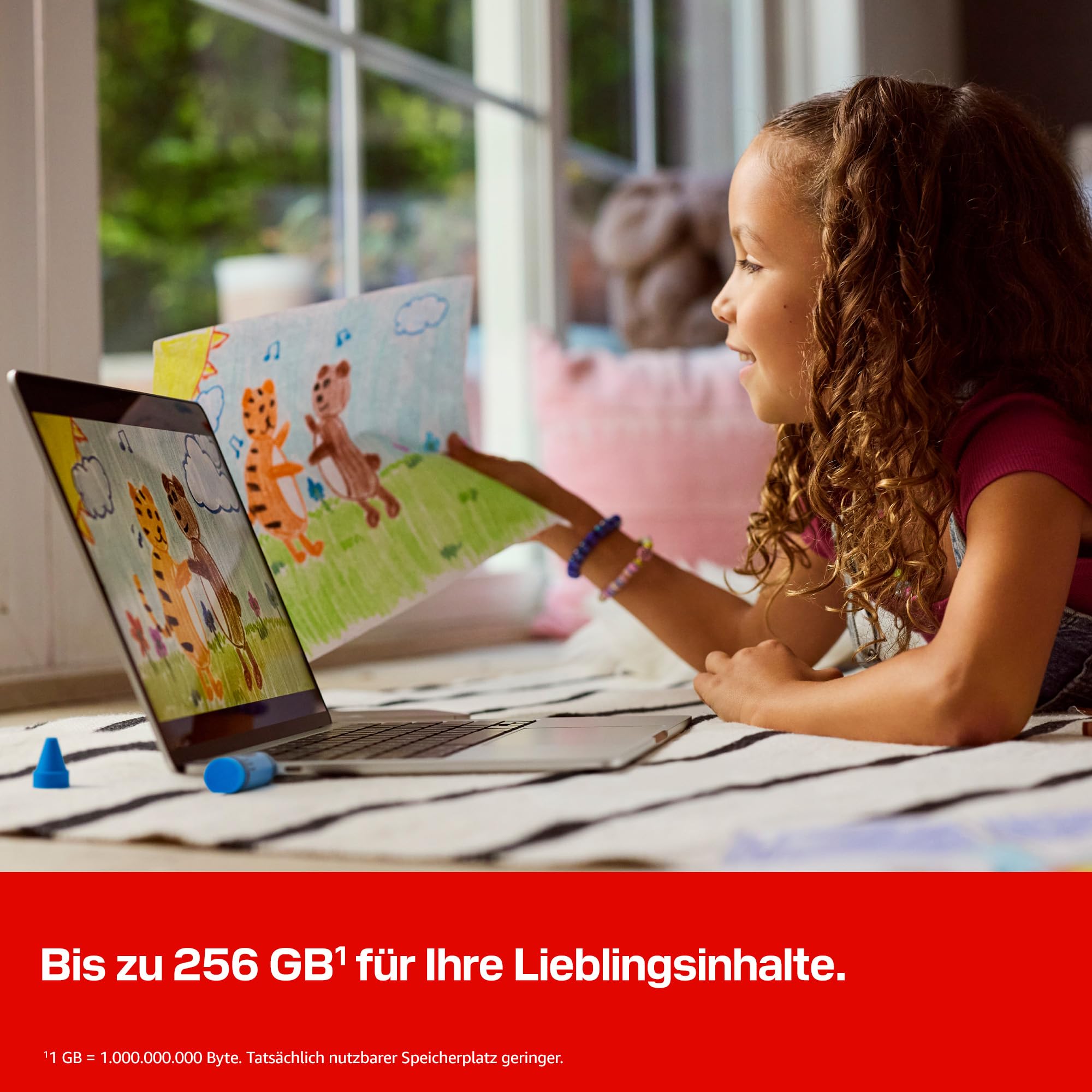 SANDISK Crayola USB-C Flash-Laufwerk 128 GB (bis zu 300MB/s lesen, USB 3.2 Gen 1, SANDISK app, für Smartphones, Tablets oder Computern mit Anschluss) Electric Lime