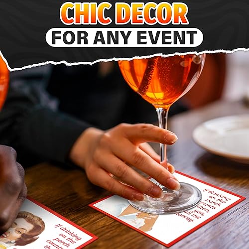 Miniatura 6 de LIBERHAUS Call Me Outdoorsy Servilletas de cóctel, 5 x 5 pulgadas, multicolor