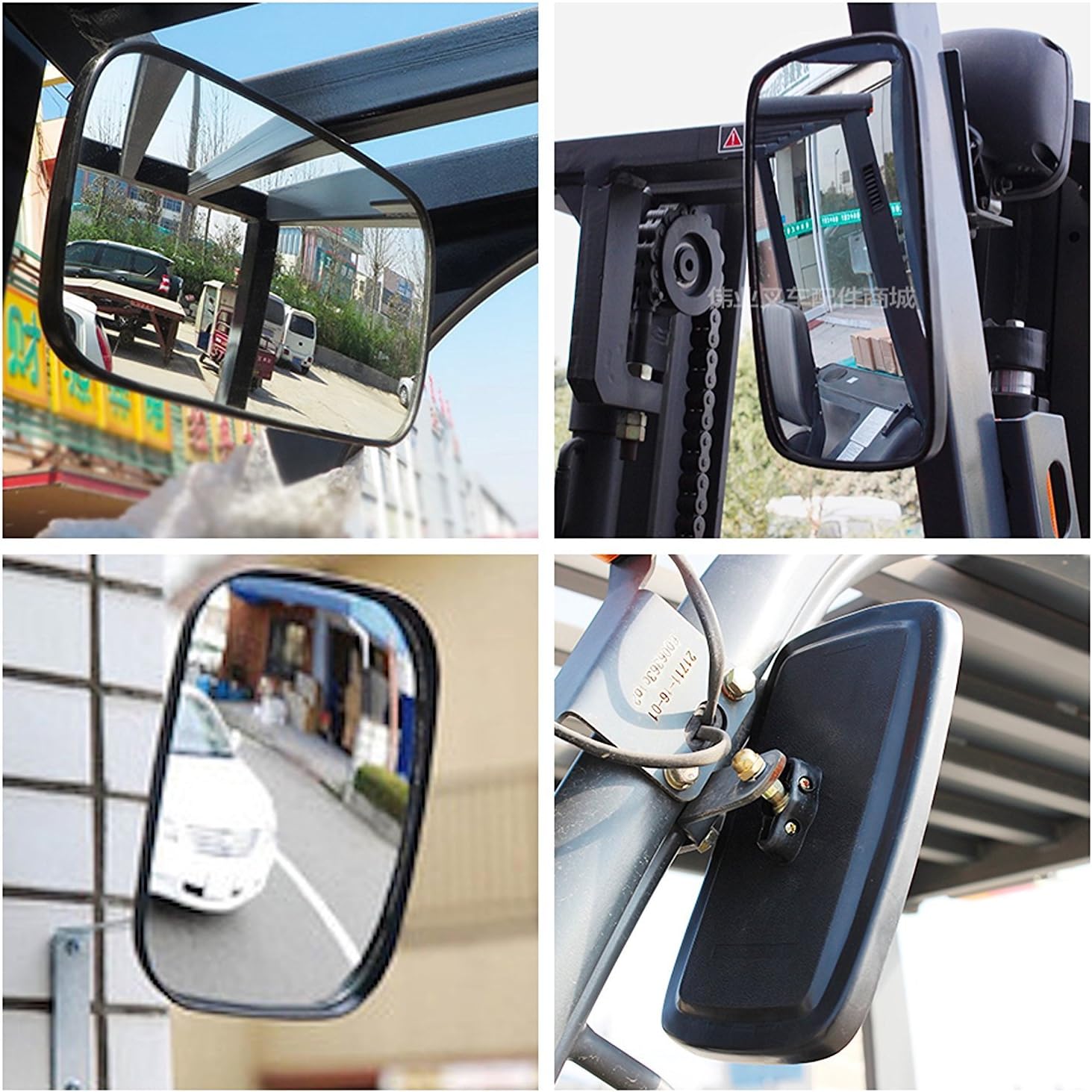 ファッション通販 Tradewind サイドミラー バックミラー 特大 フォークリフト トラクター トレーラー 重機 農機 建機 ガレージ カーブ 左右2個セット 23cm Discoversvg Com