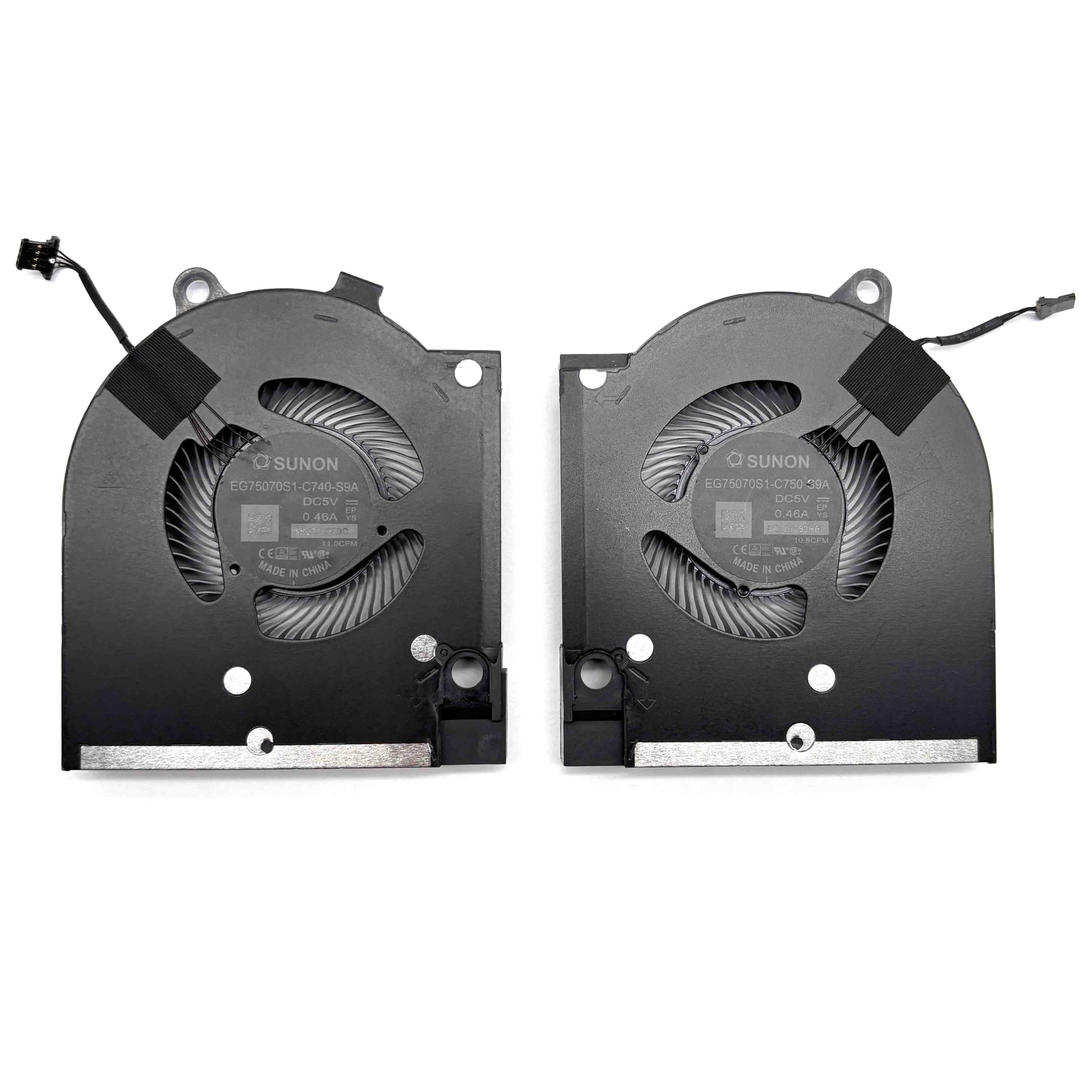 BestParts New CPU+GPU Cooling Fan Replacement for DELL G15 5520, G16 7620, P/N: EG75070S1-C740-S9A EG75070S1-C750-S9A, 5V 0.5A