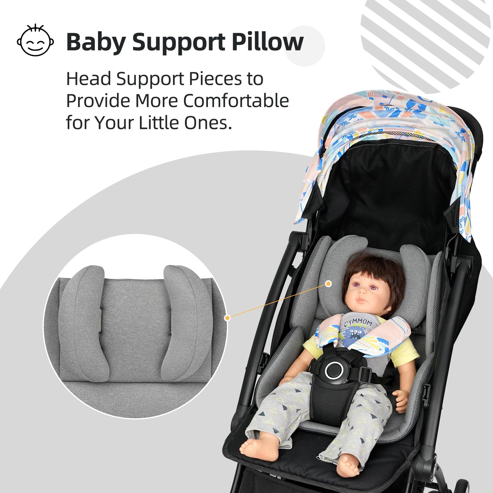 Baby Stroller Seat Cushion Dinner Chair Seat Soft Mat Cushions For Four Seasons I.341684344