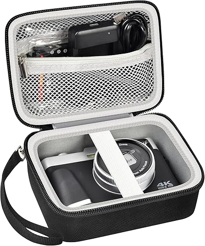 Miniatura 8 de Funda rígida compatible con Hauyincepara ToAuitepara Lecnippypara Bifevsrpara Lecranpara cámara digital Saneen 4K 5K 48MP, funda de almacenamiento