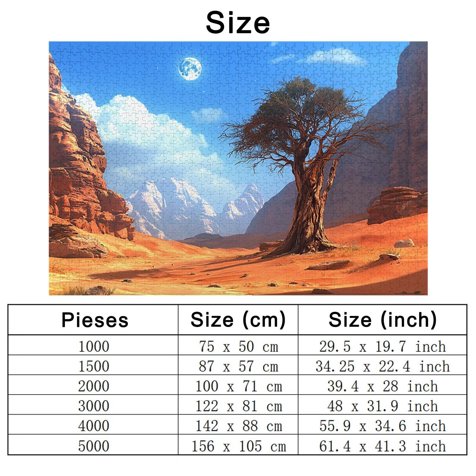 Puzzle dla dorosłych 4000, puzzle krajobrazowe dla dorosłych, 4000 elementów, drewniane puzzle z wykwintnym pudełkiem, niemożliwe puzzle do dekoracji wnętrz, prezenty dla kobiet/mężczyzn, -3559