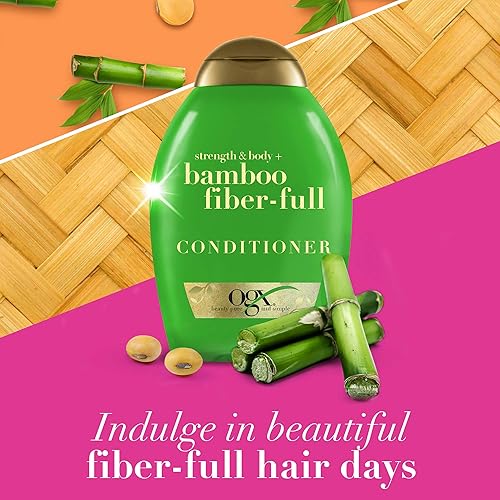 Miniatura 2 de OGX Strength & Body + Bamboo Fiber-Full Conditioner 13oz