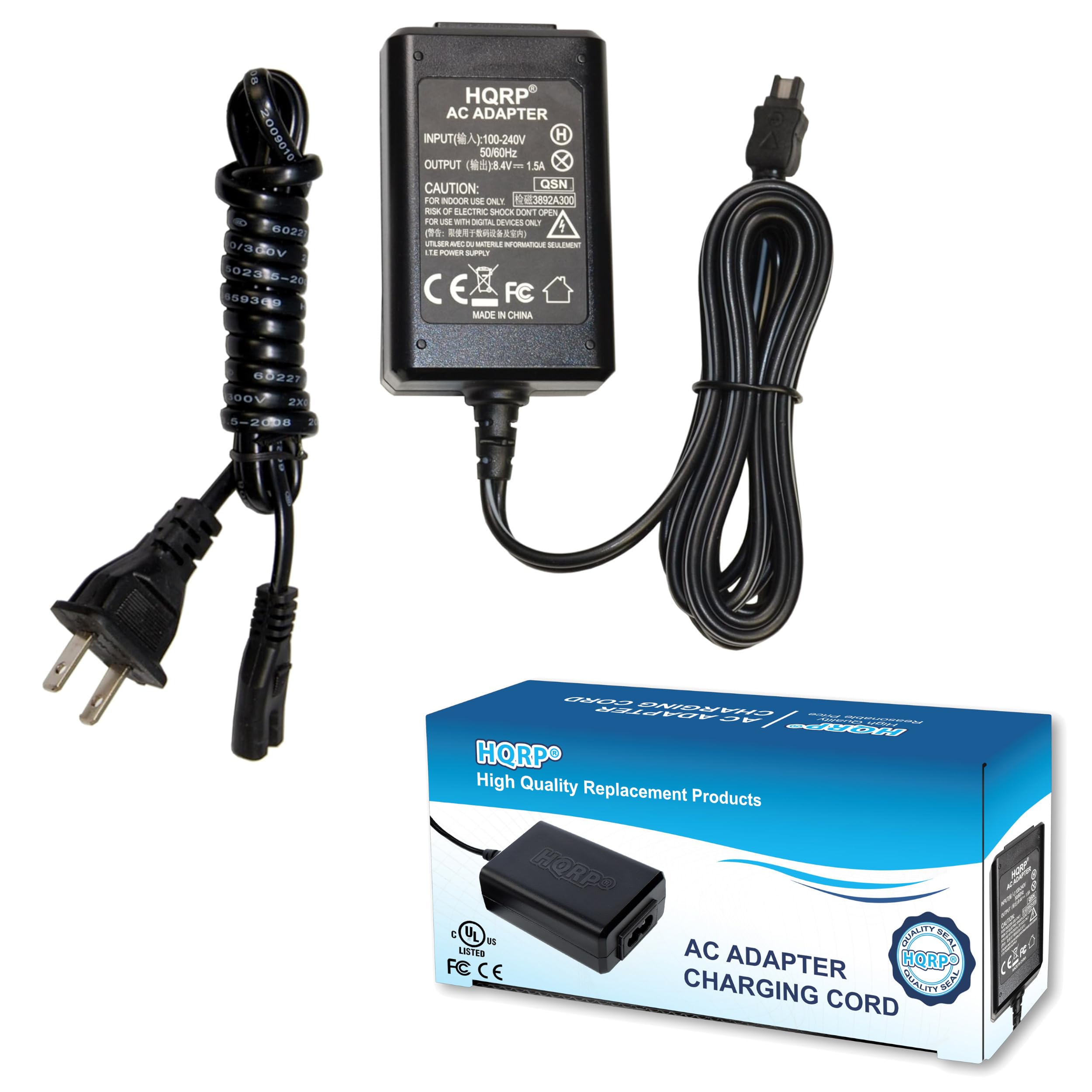 Amazon.com : HQRP AC Adapter Charger Compatible with Sony AC-L200
