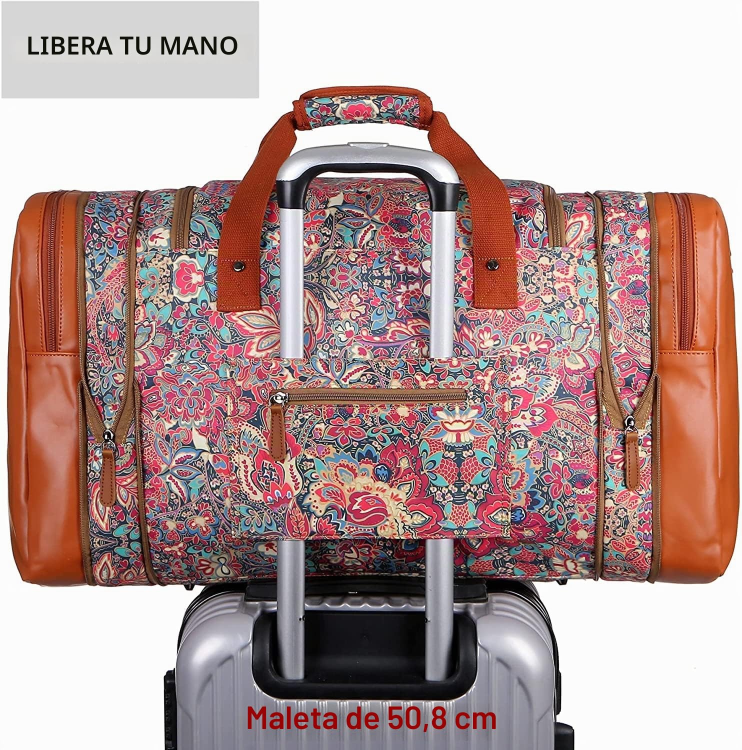 BAOSHA Damas Weekender Bolsa de viaje Mujeres Viaje Duffle Bag Bolsa de Noche para Fin de Semana Noche HB-03, Hs, Casual