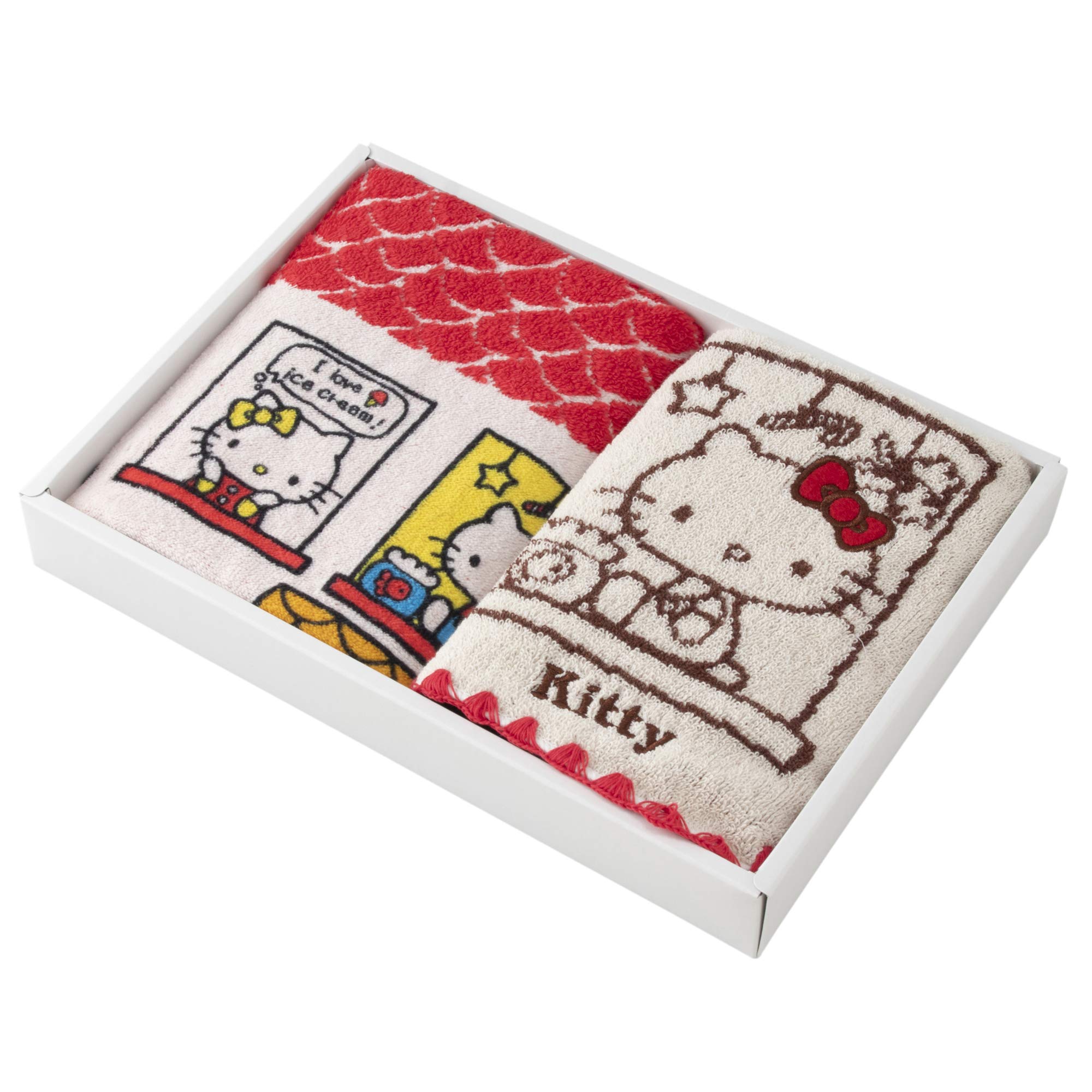 Amazon｜【包装紙ラッピング済】ウォッシュタオル 約34×36cm ハロー