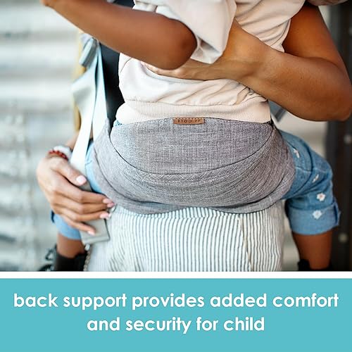 Miniatura 3 de JJ Cole Sola - Portabebés ajustable para niños pequeños y portabebés, esenciales para bebés, edades de 1 a 4 años o 45 libras
