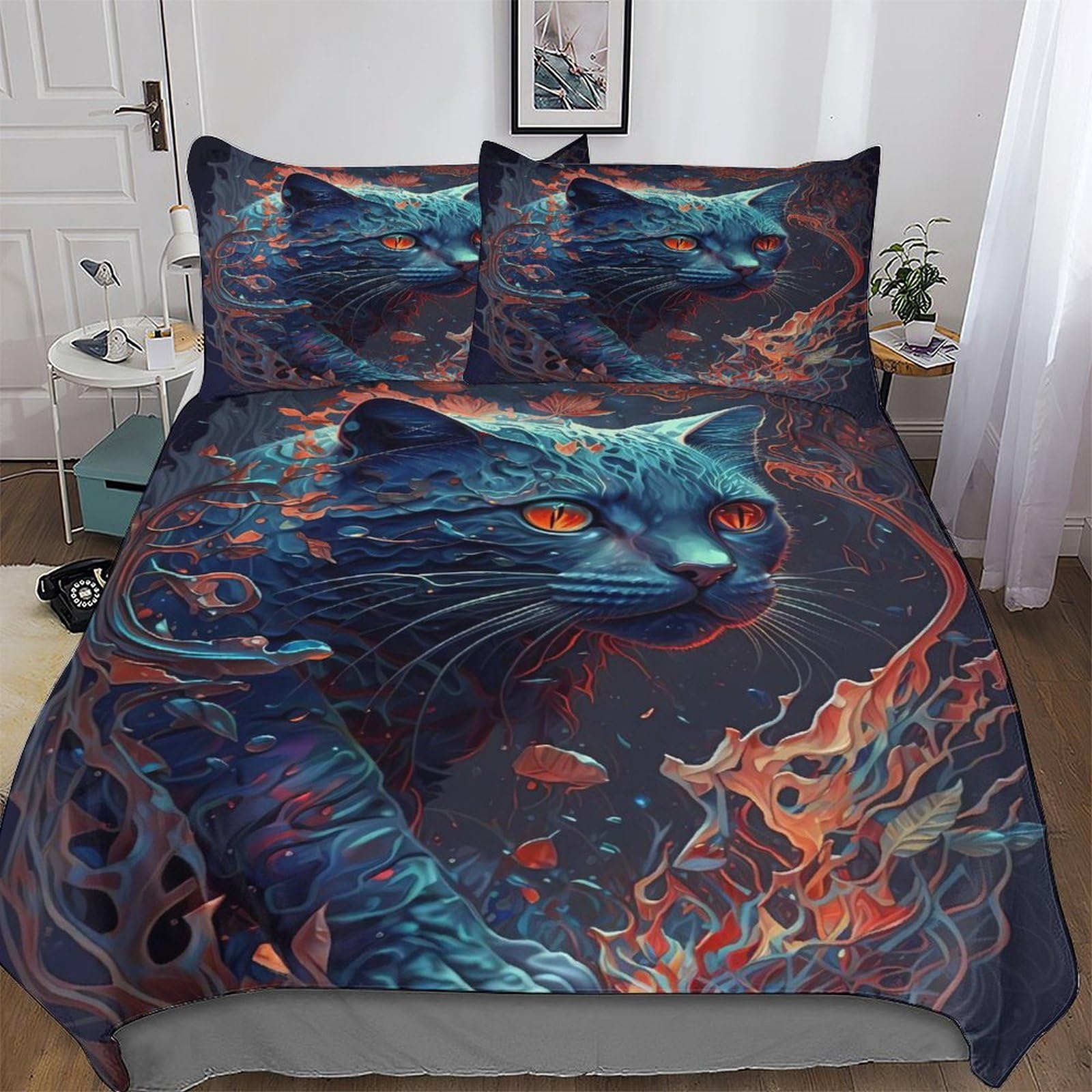 Parure de lit chat en coton pour transformer votre chambre en oasis de douceur