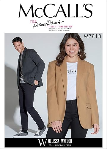 McCall Pattern Company McCall's - Patrones de costura formales para mujer y hombre por Melissa Watson para Palmer/Pletsch, tallas XL-XXXL, XXL,