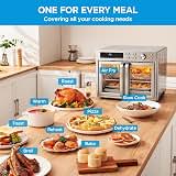 Flexify Classic French Door Toaster Oven Air Fryer Combo, 26.4 QT | 10-in-1 Large Capacity, 26.4 QT Countertop Oven, 25% Faster Cooking and 90% Less Oil, Stainless Steel — image 7