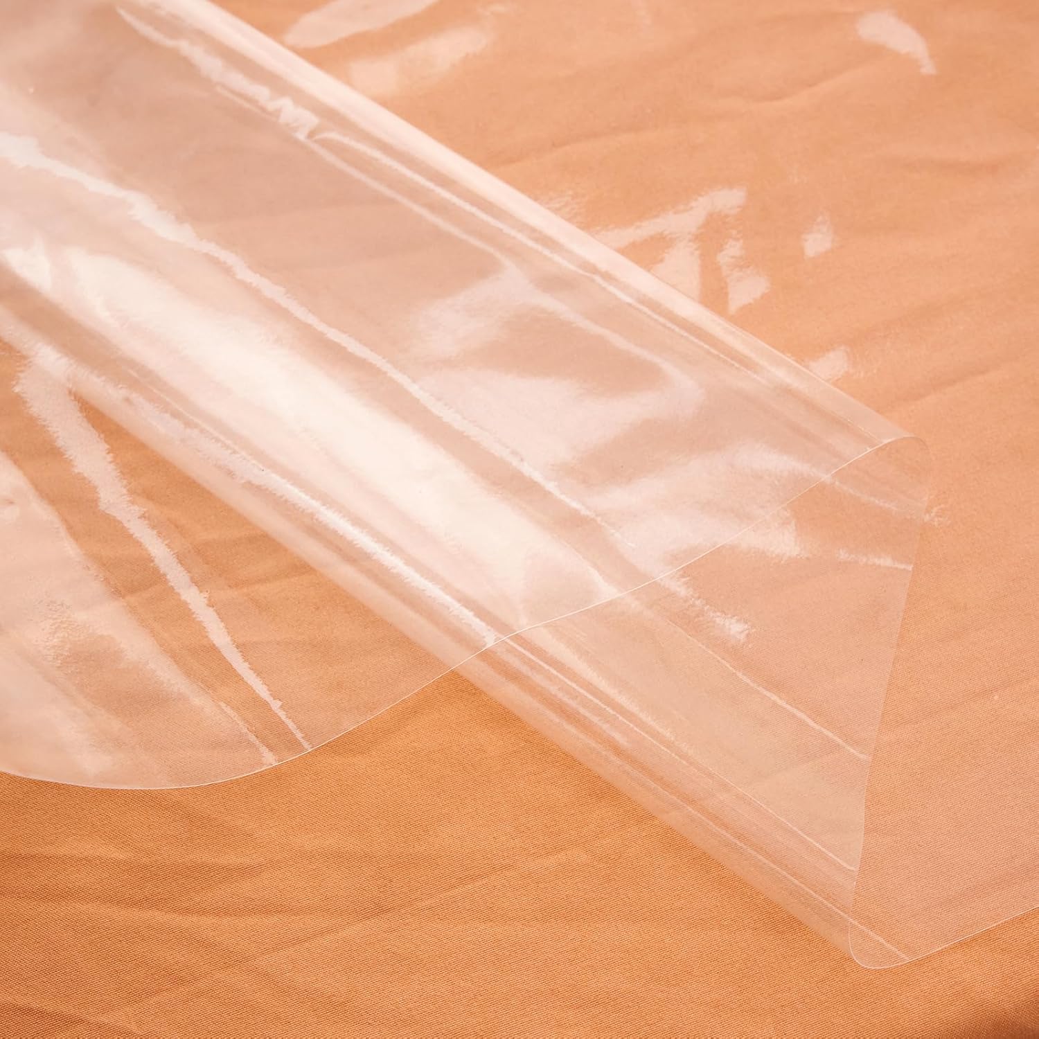 Clear Plastic Tablecloth Protector Rectangle 70x126 inch Waterproof Oilproof Stain Resistant Wipeable Table Cover for Dining Tables