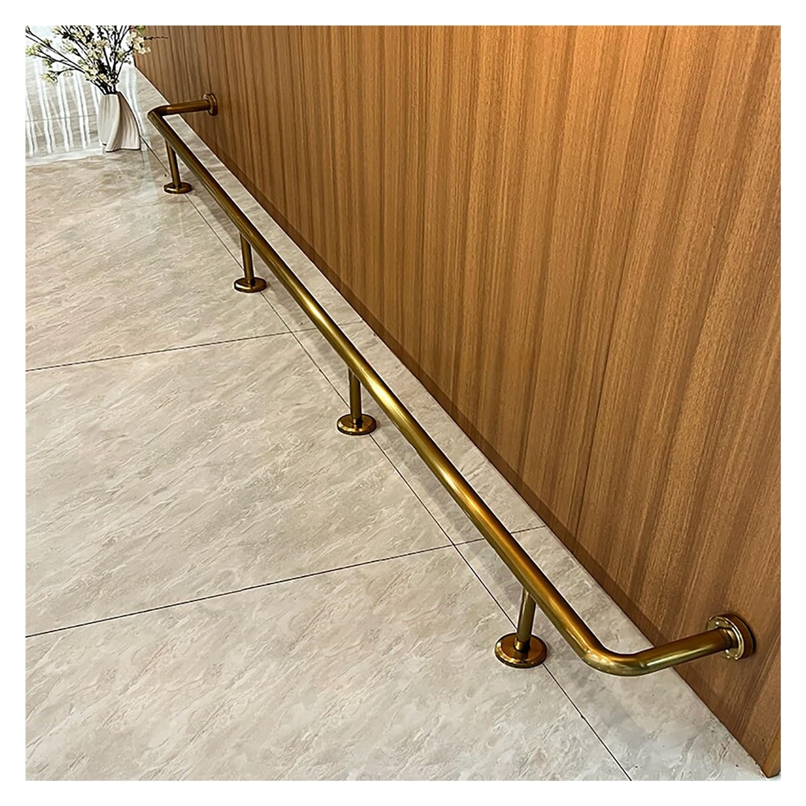 Reposapiés para debajo del escritorio dorado y elegante con soporte a pared
