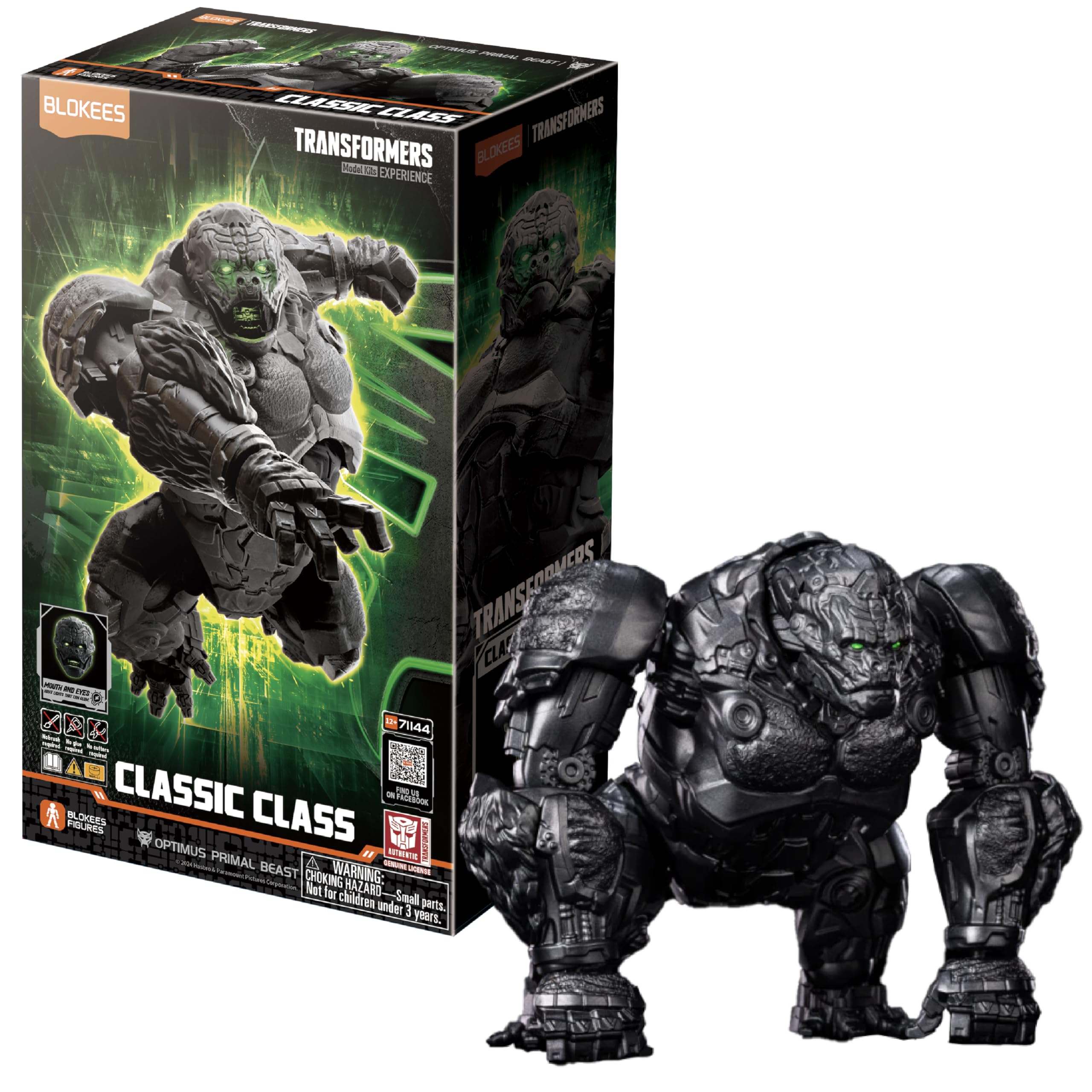 Blokees Transformers - Classic Class 04: Model Kit 67 Pezzi Optimus Primal Beast-image